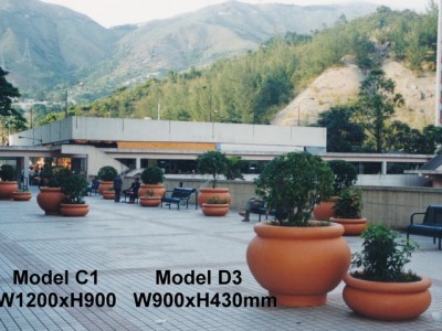NSL Model C1 Fibreglass Reinforced Planters