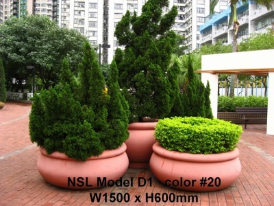 NSL Model D1 Fibreglass Reinforced Planters