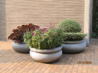 NSL Model D3 Fibreglass Reinforced Planters