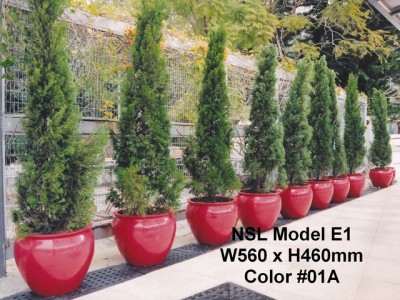NSL Model E1 Fibreglass Reinforced Planters