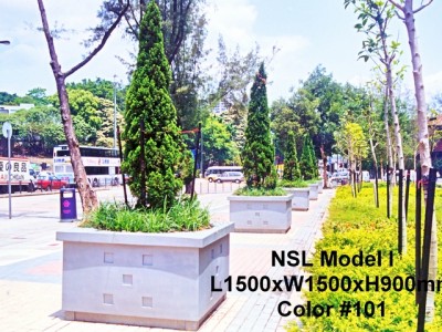 NSL Model I Fibreglass Reinforced Planters