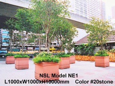 NSL Model NE1 Fibreglass Reinforced Planters