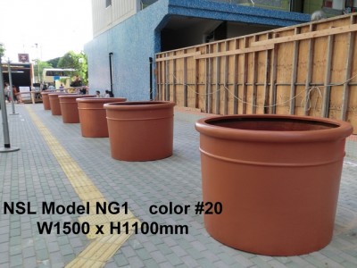 NSL Model NG1 Fibreglass Reinforced Planters