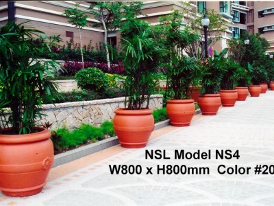 NSL Model NS4 Fibreglass Reinforced Planters