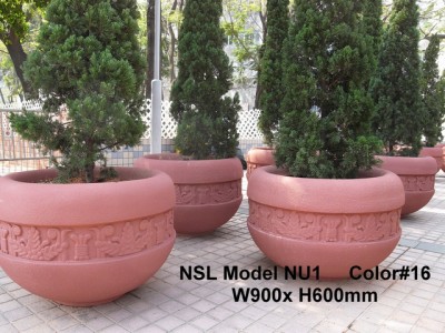 NSL Model NU1 Fibreglass Reinforced Planters
