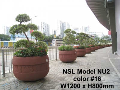 NSL Model NU2 Fibreglass Reinforced Planters