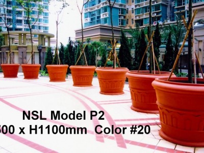 NSL Model P2 Fibreglass Reinforced Planters