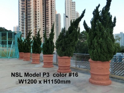 NSL Model P3 Fibreglass Reinforced Planters