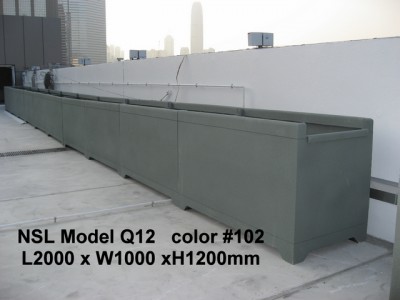 NSL Model Q12 Fibreglass Reinforced Planters