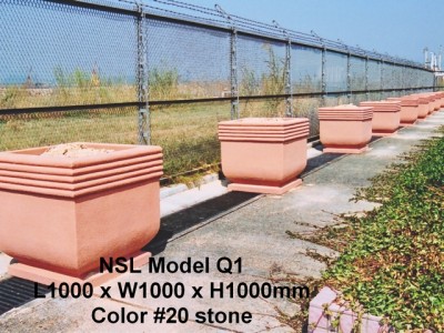 NSL Model Q1 Fibreglass Reinforced Planters