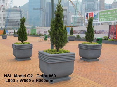 NSL Model Q2 Fibreglass Reinforced Planters