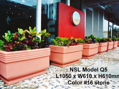 NSL Model Q5 Fibreglass Reinforced Planters