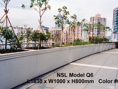 NSL Model Q6 Fibreglass Reinforced Planters