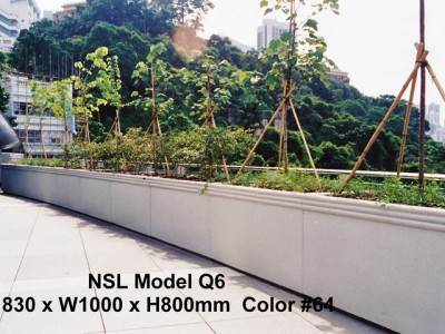 NSL Model Q6 Fibreglass Reinforced Planters