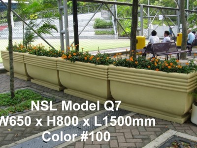NSL Model Q7 Fibreglass Reinforced Planters