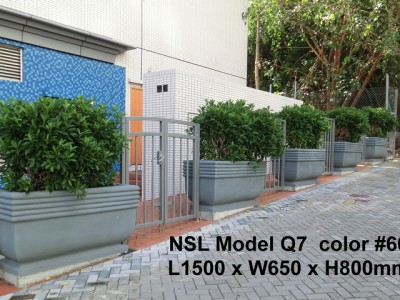 NSL Model Q7 Fibreglass Reinforced Planters