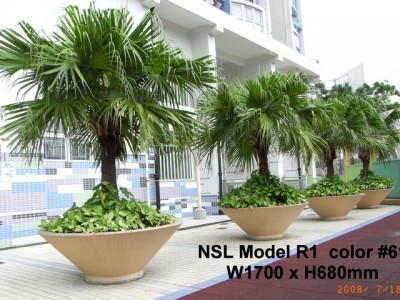 NSL Model R1 Fibreglass Reinforced Planters