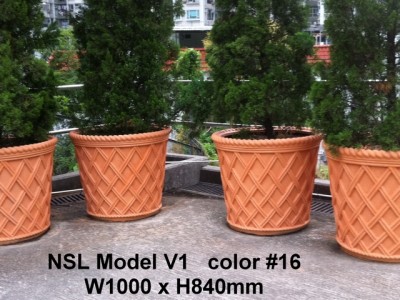 NSL Model V1 Fibreglass Reinforced Planters