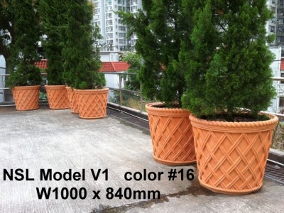 NSL Model V1 Fibreglass Reinforced Planters