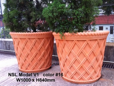 NSL Model V1 Fibreglass Reinforced Planters