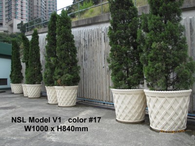 NSL Model V1 Fibreglass Reinforced Planters